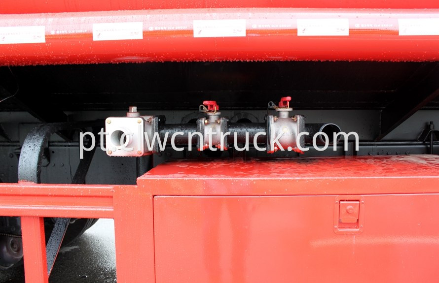 water tank truck water pump